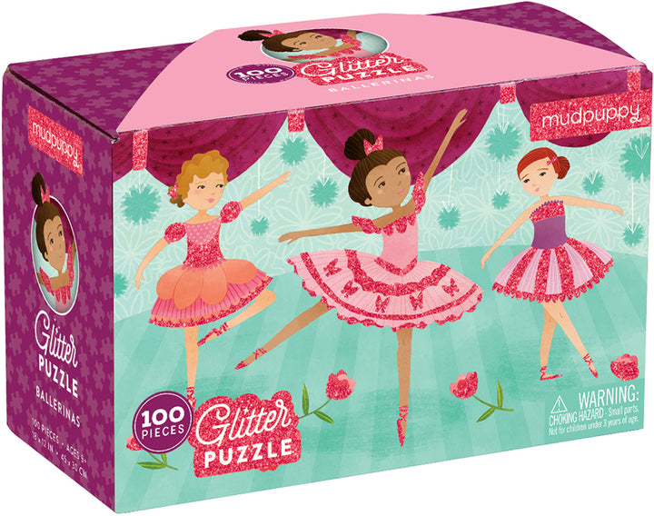 Ballerinas Glitter Puzzle: 100 Pieces