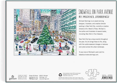 Snowfall on Park Avenue - Puzzle 1000-Piece Jigsaw Puzzle