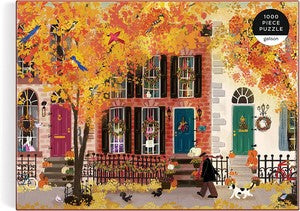 Autumn in the Neighborhood - Puzzle 1000-Piece Jigsaw Puzzle