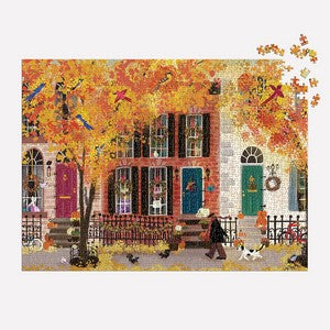 Autumn in the Neighborhood - Puzzle 1000-Piece Jigsaw Puzzle
