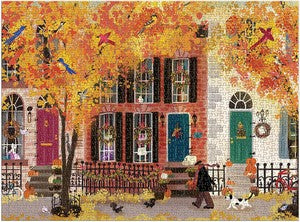 Autumn in the Neighborhood - Puzzle 1000-Piece Jigsaw Puzzle