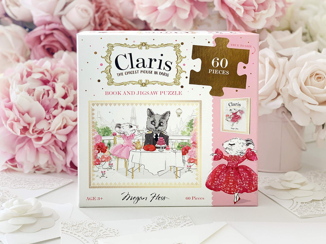 Claris: The Chicest Mouse in Paris Book & 60 Piece Puzzle Set