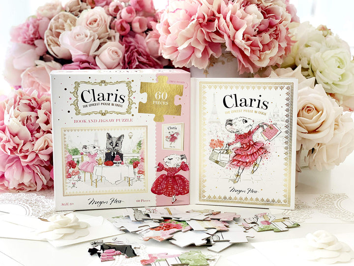 Claris: The Chicest Mouse in Paris Book & 60 Piece Puzzle Set