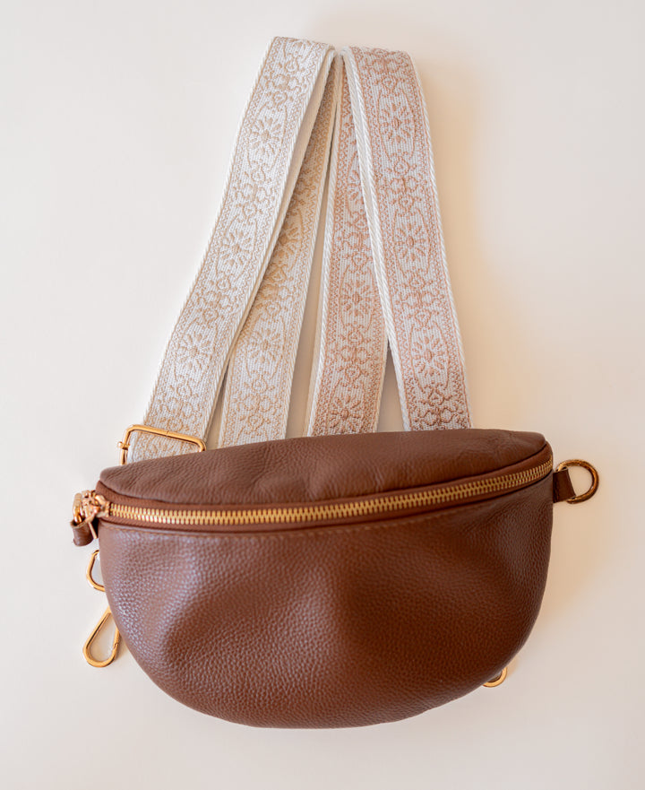 Floral Medallion Crossbody Bag Strap