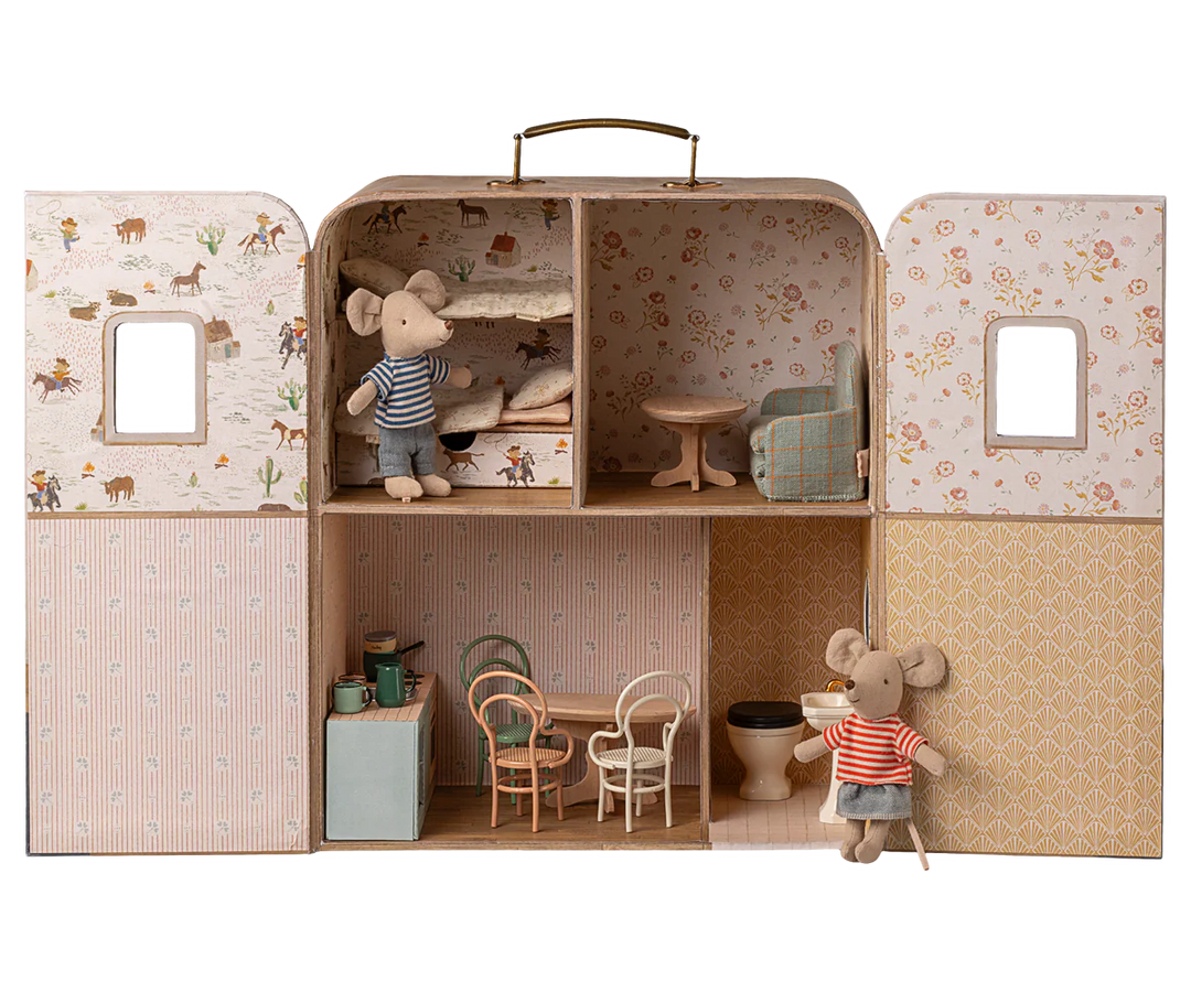 Maileg SuitCasa for Little sister and brother mouse
