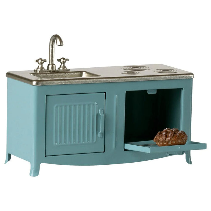 Maileg kitchen, mouse - blue
