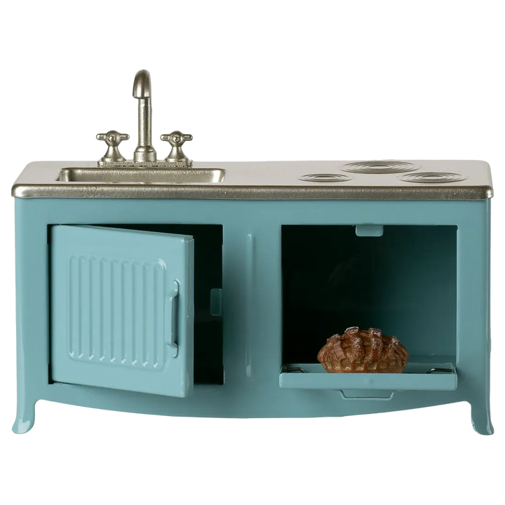 Maileg kitchen, mouse - blue
