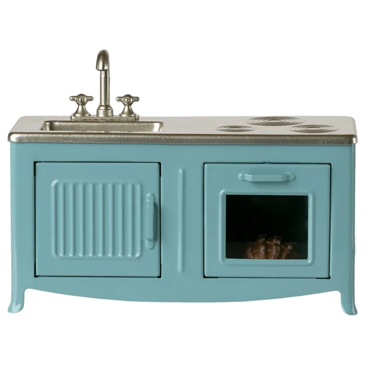 Maileg kitchen, mouse - blue
