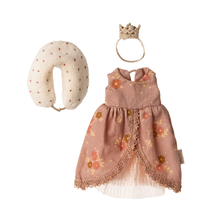 Maileg Queen dress, Mum mouse