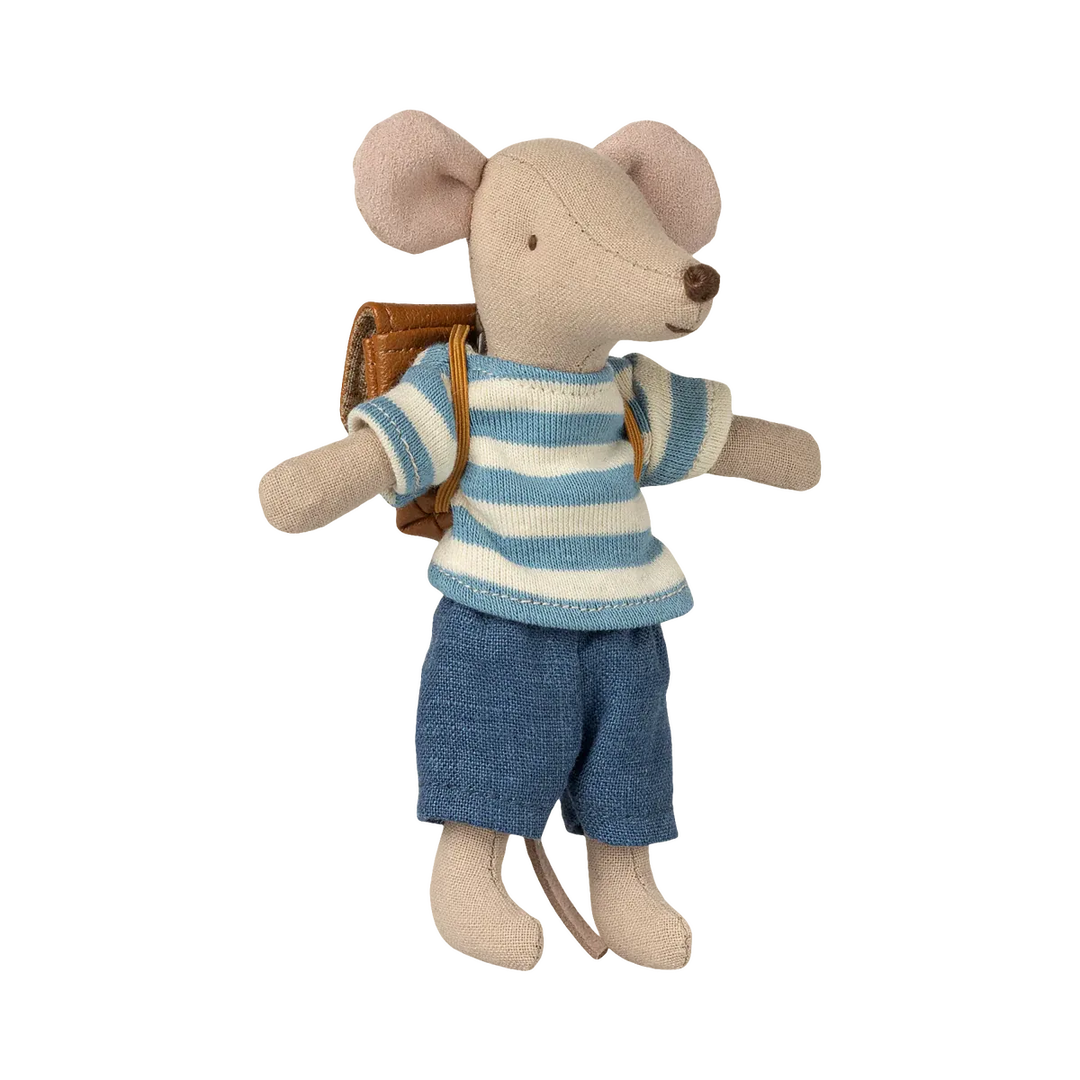 Maileg Clothes and bag, Big brother mouse - Brown