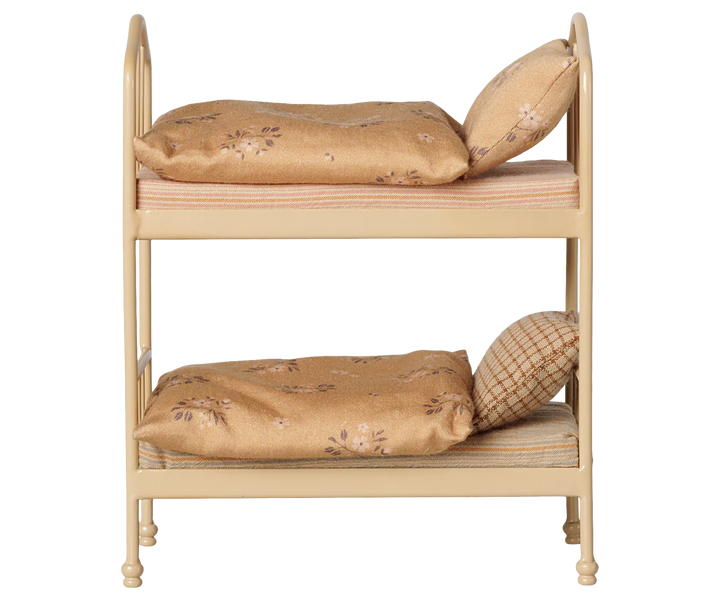 Pre Order Maileg Bunk bed, Mouse - Wheat