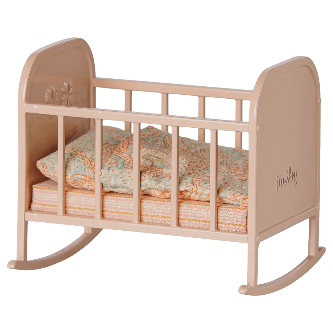 Pre Order Maileg Cradle, My - Light rose