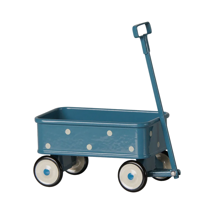 Pre Order Maileg Wagon, Mouse - Blue