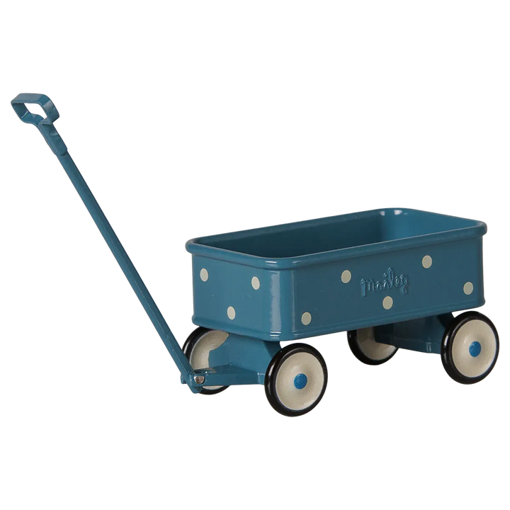 Pre Order Maileg Wagon, Mouse - Blue
