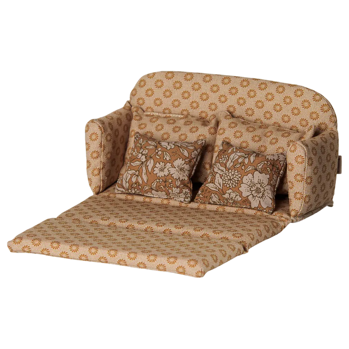 Pre Order Maileg Sofa bed, Mouse, Large - Ocher
