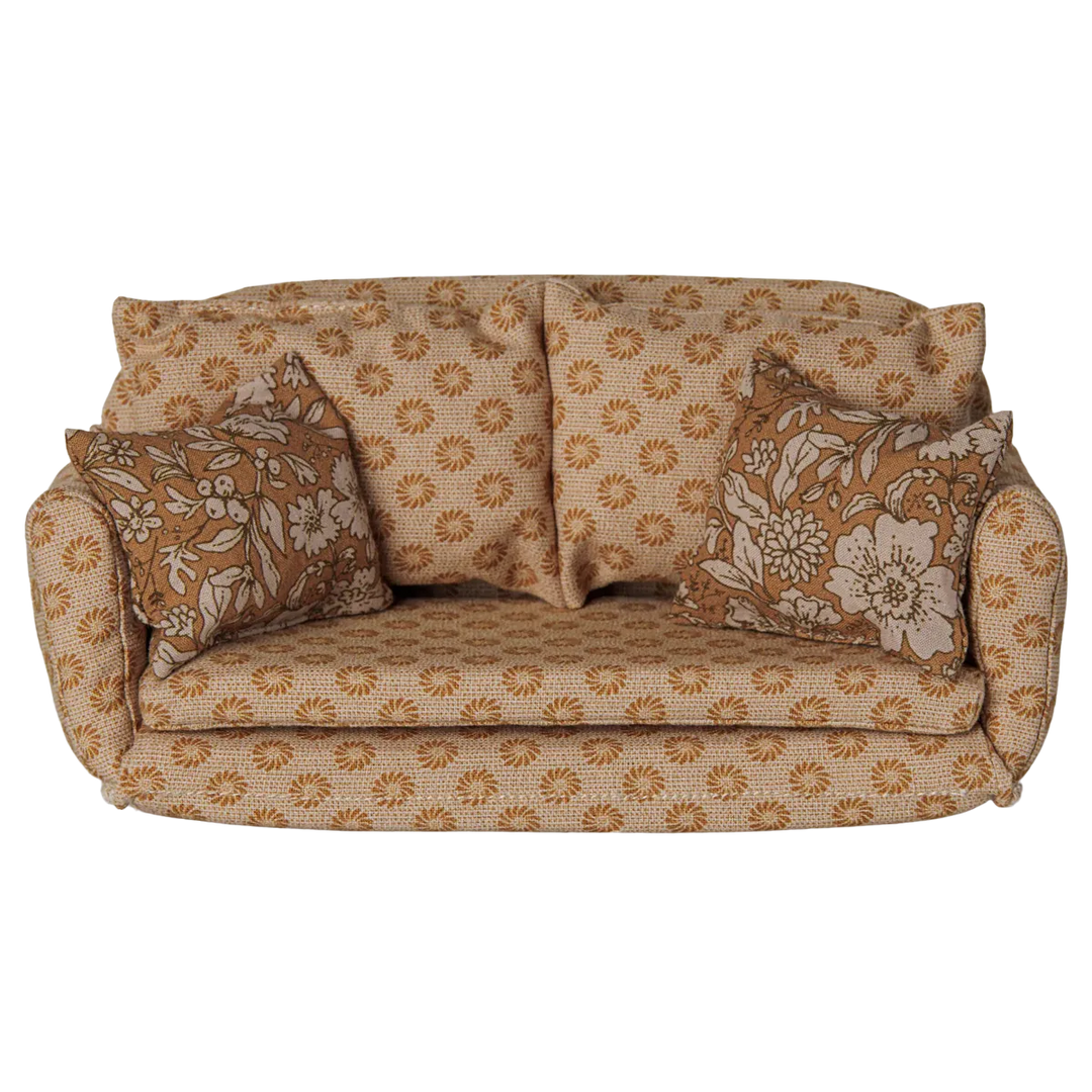 Pre Order Maileg Sofa bed, Mouse, Large - Ocher