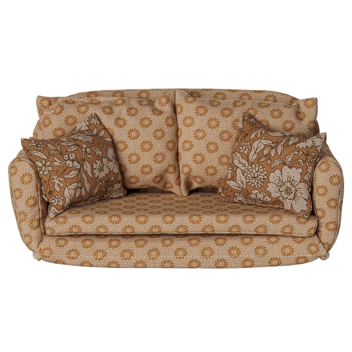 Pre Order Maileg Sofa bed, Mouse, Large - Ocher
