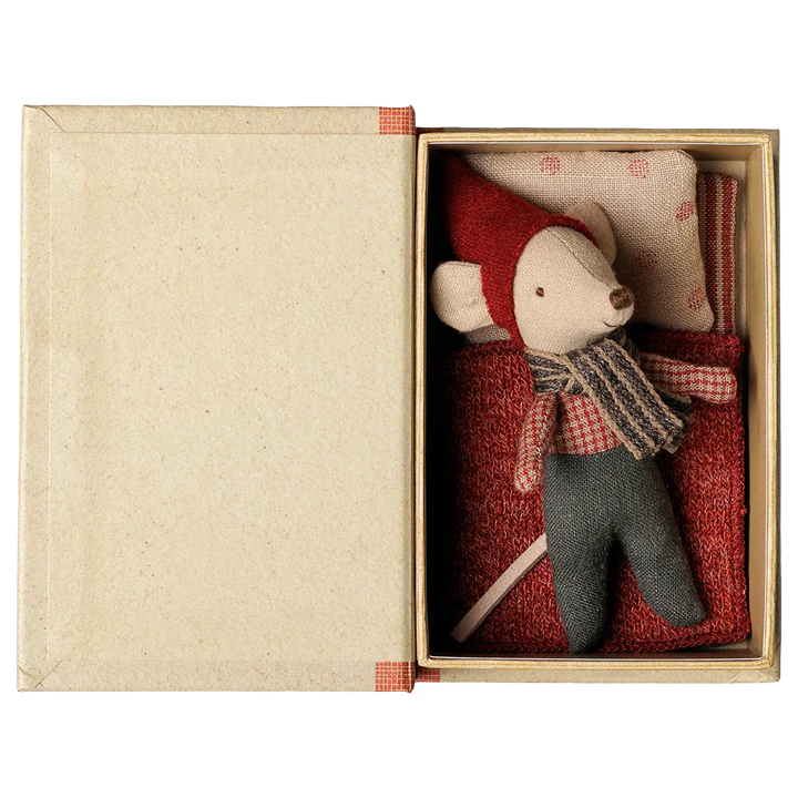 Pre Order Maileg Christmas mouse, Baby in book
