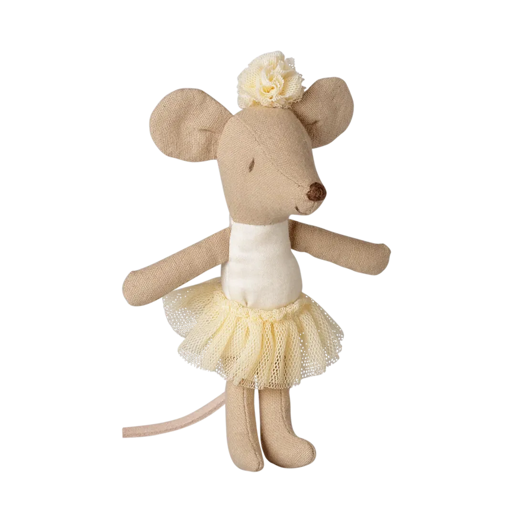 Pre Order Maileg Ballerina mouse, Little sister - Off white