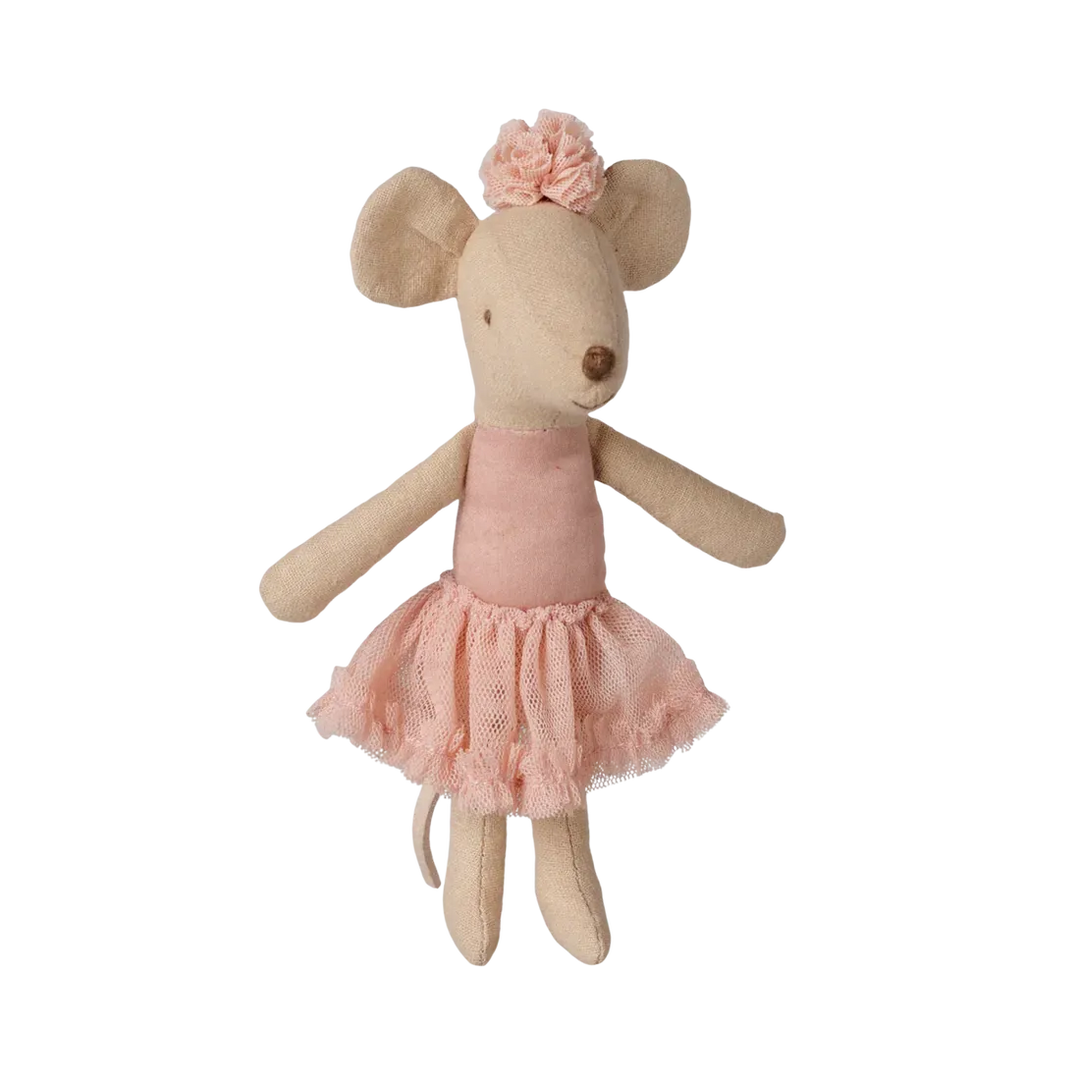 Pre Order Maileg Ballerina mouse, Big sister - Light heather