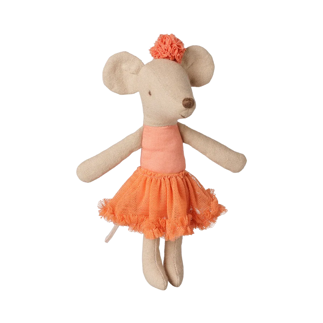 Pre Order Maileg Ballerina mouse, Big sister - Dusty coral