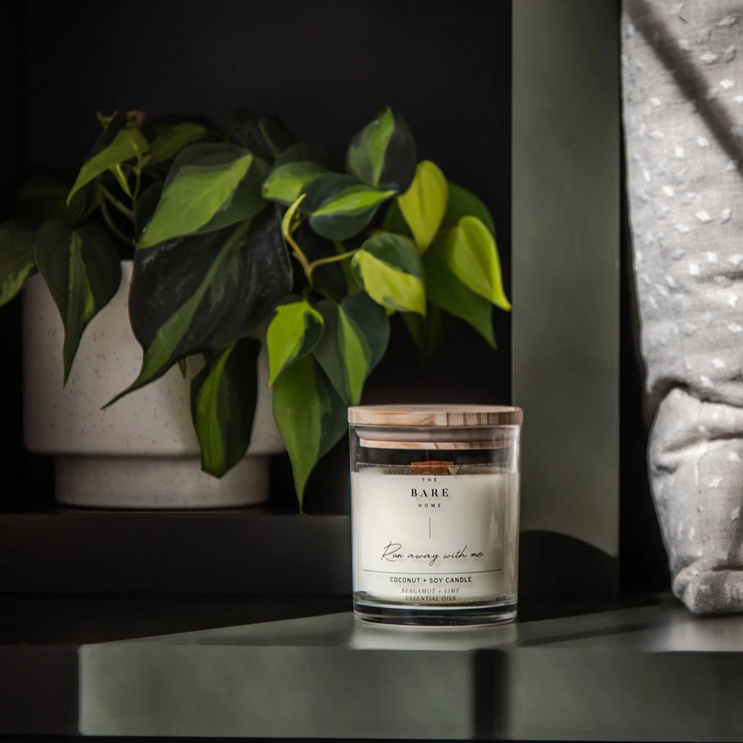 Bare Home- Let's stay home Candle - Blood Orange, Bergamot + Sandalwood