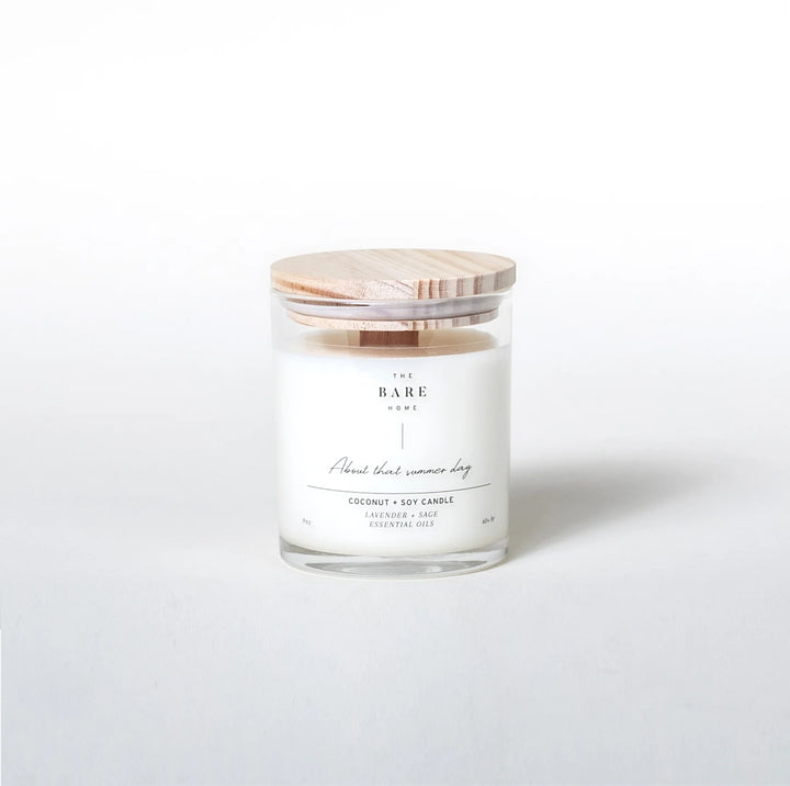 Bare Home- About That Summer Day Candle - Lavender and Sage