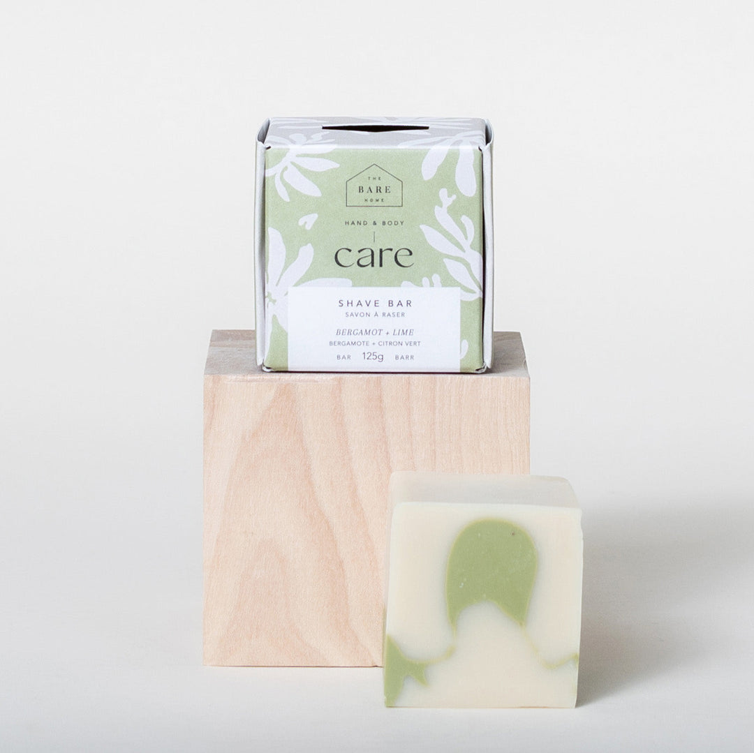 Bare Home Shave Bar In Bergamot + Lime