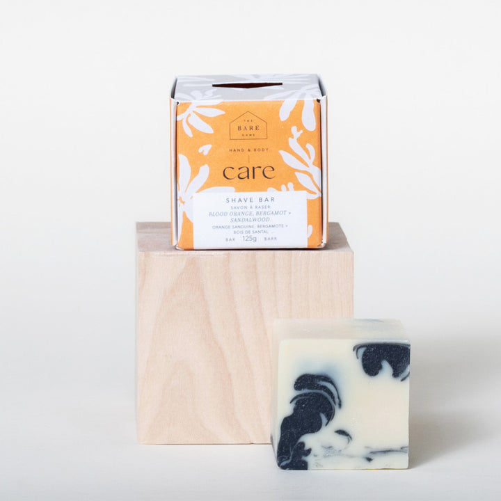 Bare Home Shave Bar In Blood Orange, Bergamot + Sandalwood