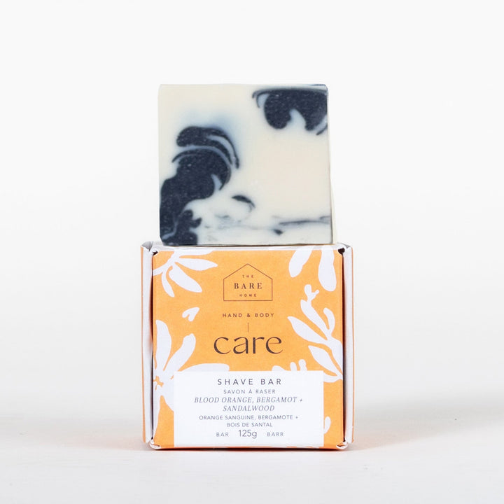 Bare Home Shave Bar In Blood Orange, Bergamot + Sandalwood