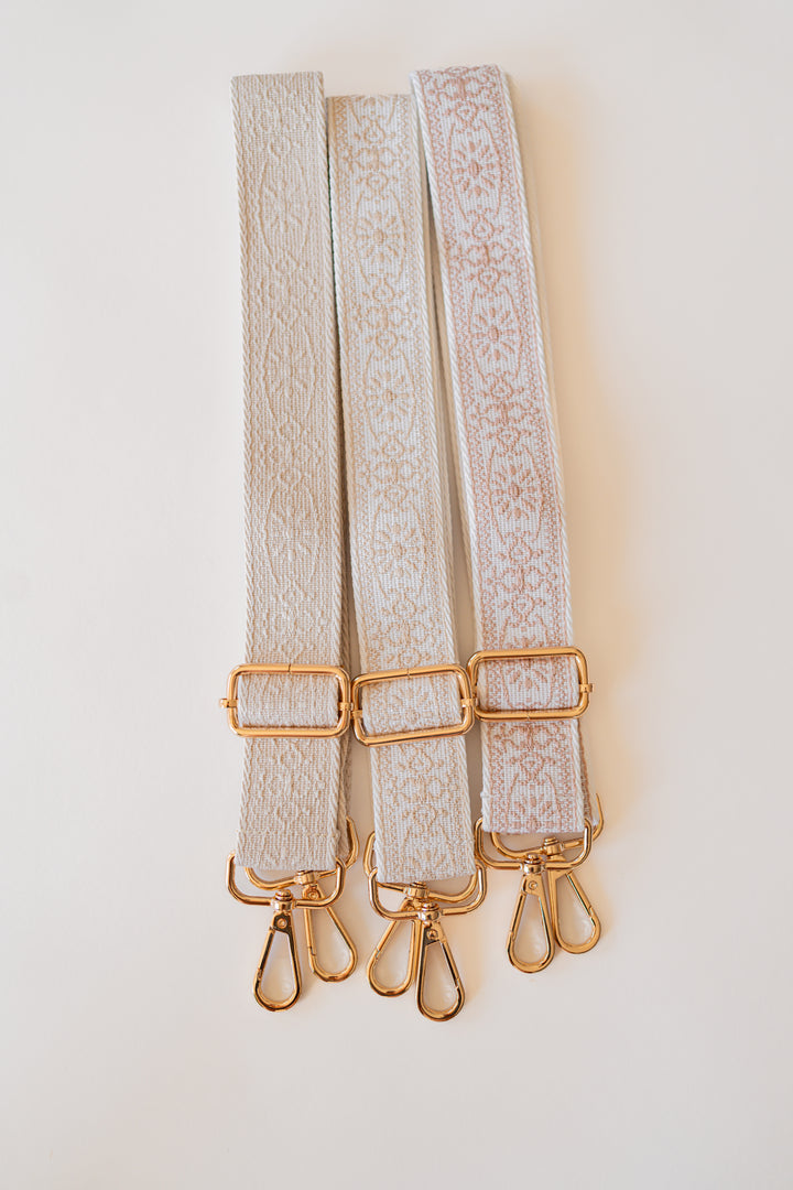 Floral Medallion Crossbody Bag Strap