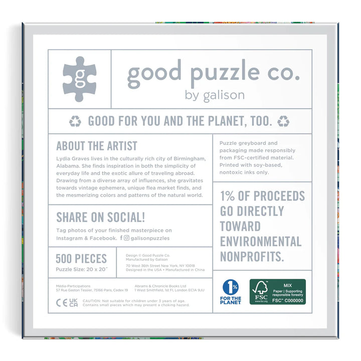 Bookshop Cats 500 Piece Puzzle