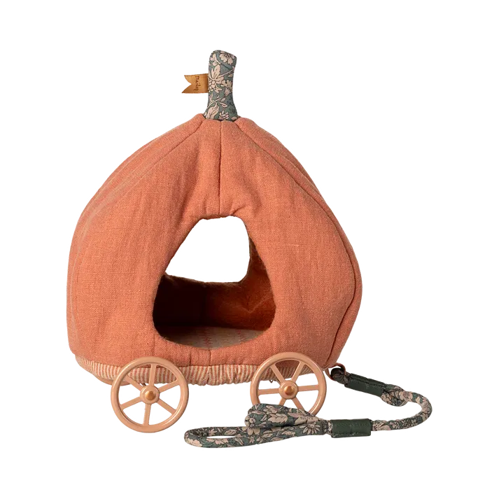 Maileg pumpkin carriage, mouse