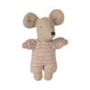Maileg Baby mouse in carry cot - Rose