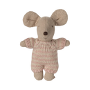 Maileg Baby mouse in carry cot - Rose