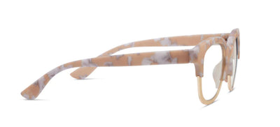 Georgia Reading and Blue Light Glasses - Tan Marble Gold