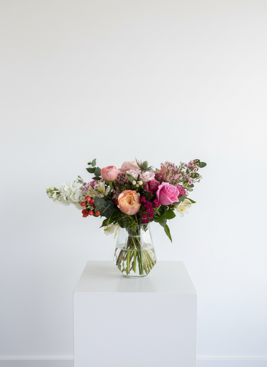 Blown Glass Arrangement