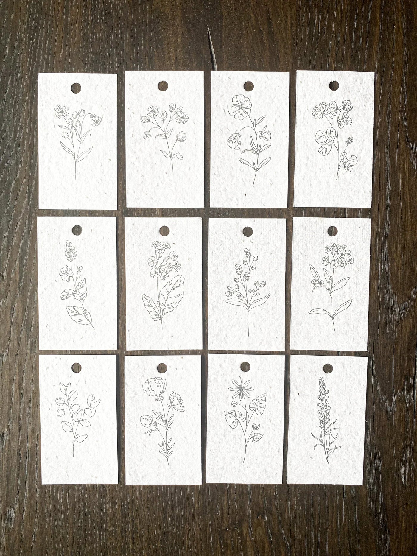 Plantable Gift Tags - Florals