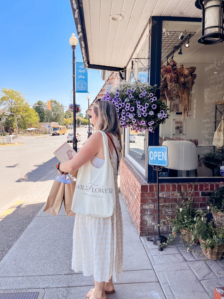 Wildflower Mercantile Market Bag