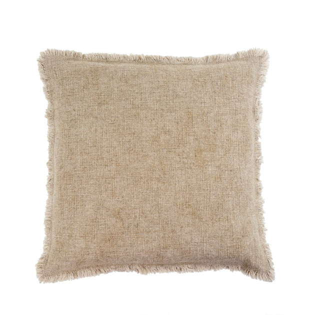 Selena Linen Pillow, Natural