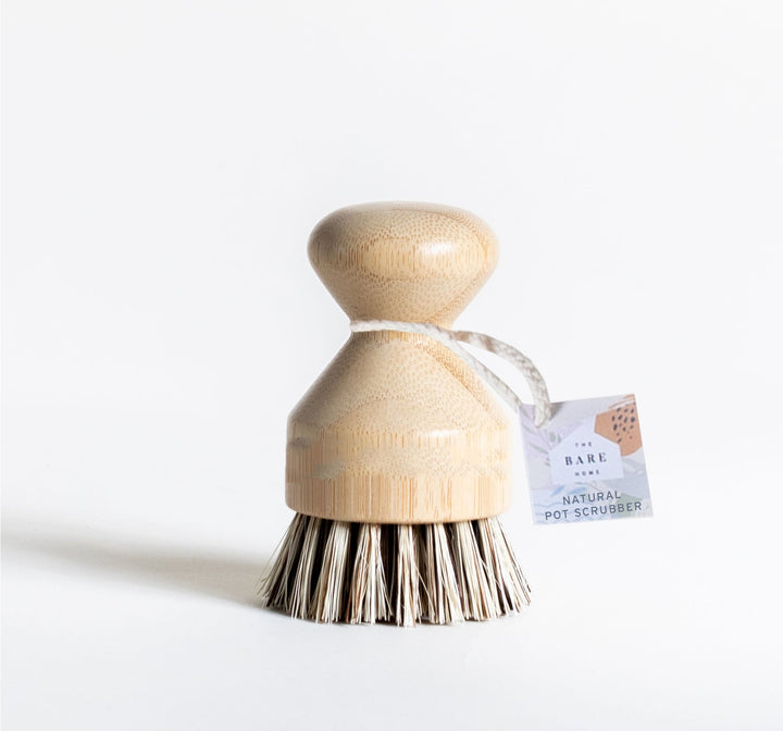 Bare Home Natural Pot Scrubber Brush