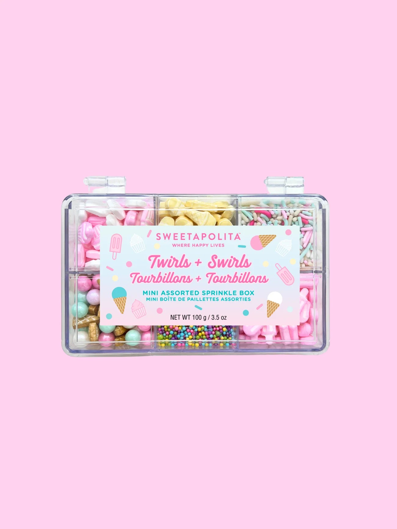 Twirls + Swirls Mini Assorted Sprinkle Box