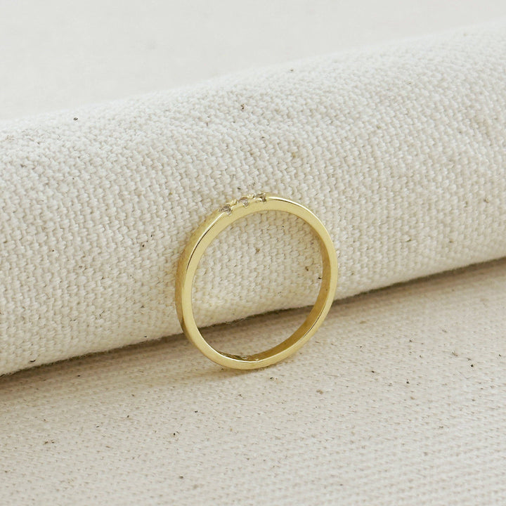 Triple CZ Band Ring