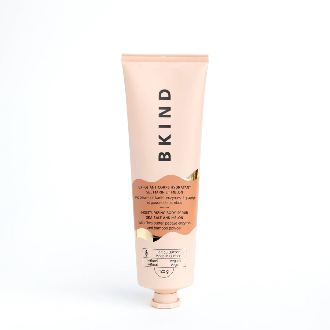 Moisturizing body scrub - Sea salt and melon