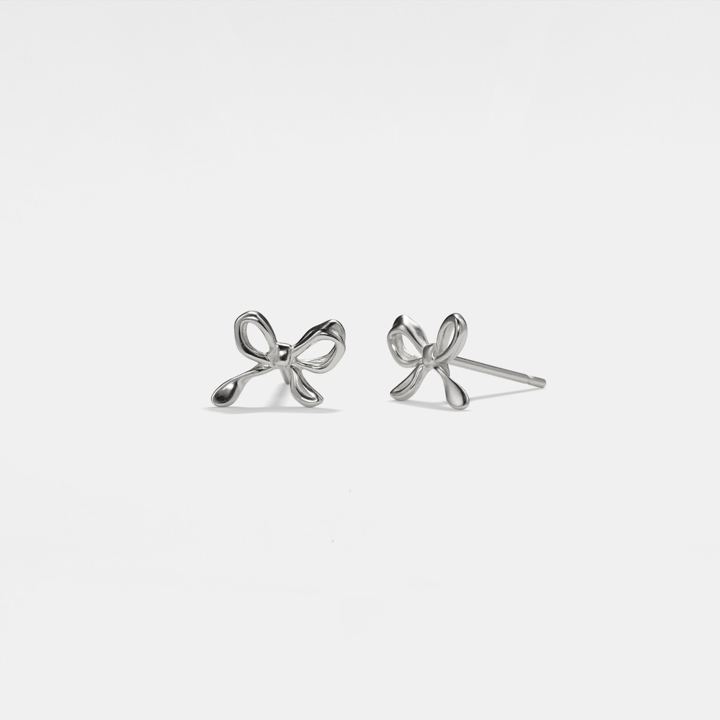 Sterling Silver Bow Studs