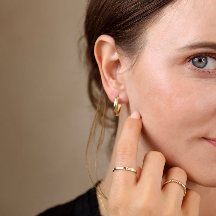 Diamond Cut Band Ring