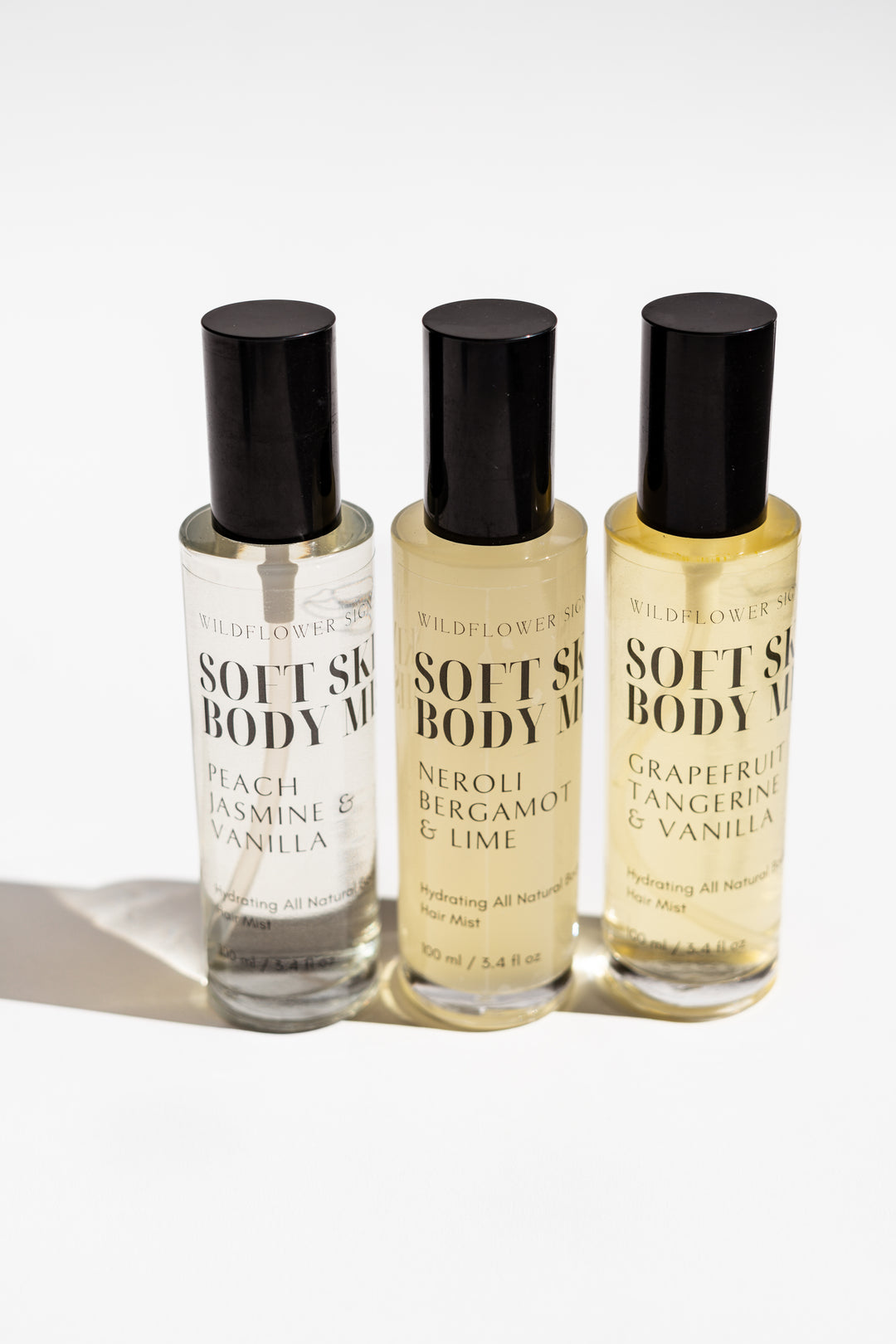 Soft Skin Body Mist - Peach | Jasmine | Vanilla