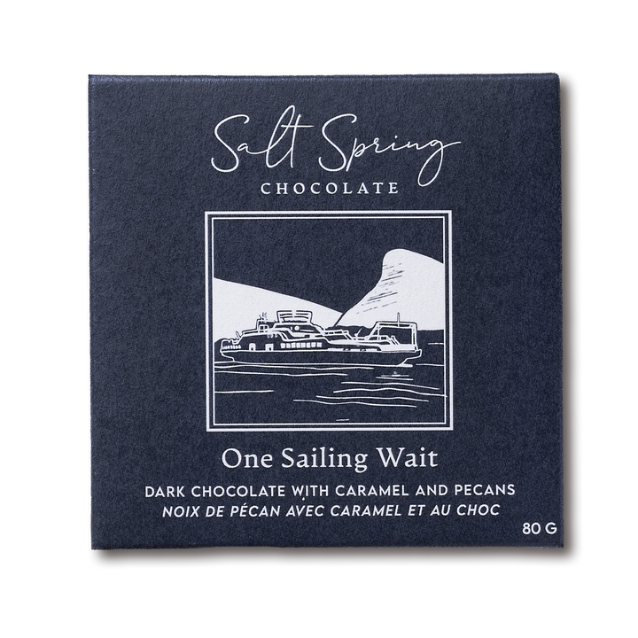 One Sailing Wait Dark Chocolate Pecan & Caramel Bar