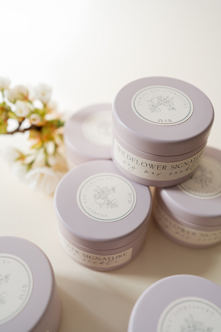 Wildflower Signature Tin Candle