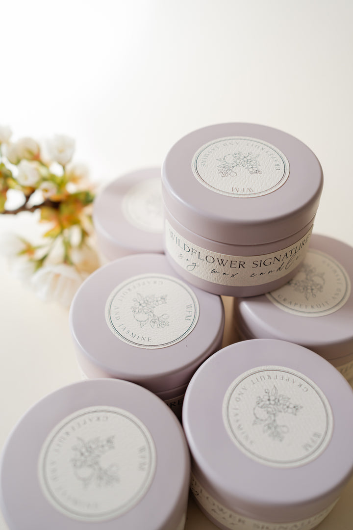 Wildflower Signature Tin Candle